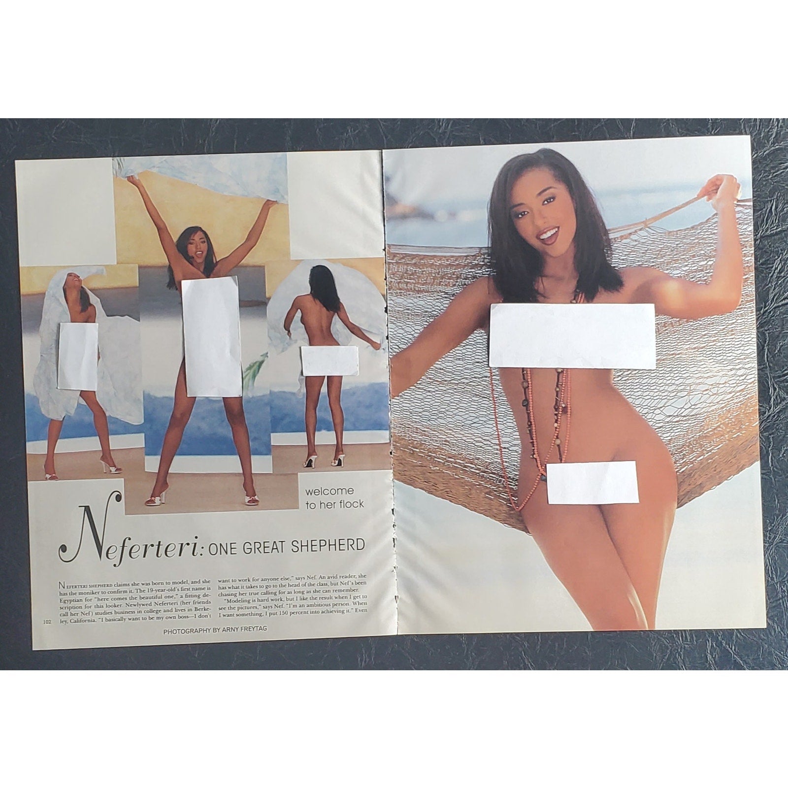 Playboy PICTORIAL ONLY - NEFERTERI SHEPHERD   July, 2000   7 pages