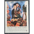 1990s PLAYBOY Magazine AD "WHAT SORT OF MAN READS PLAYBOY" 8" X 11"
