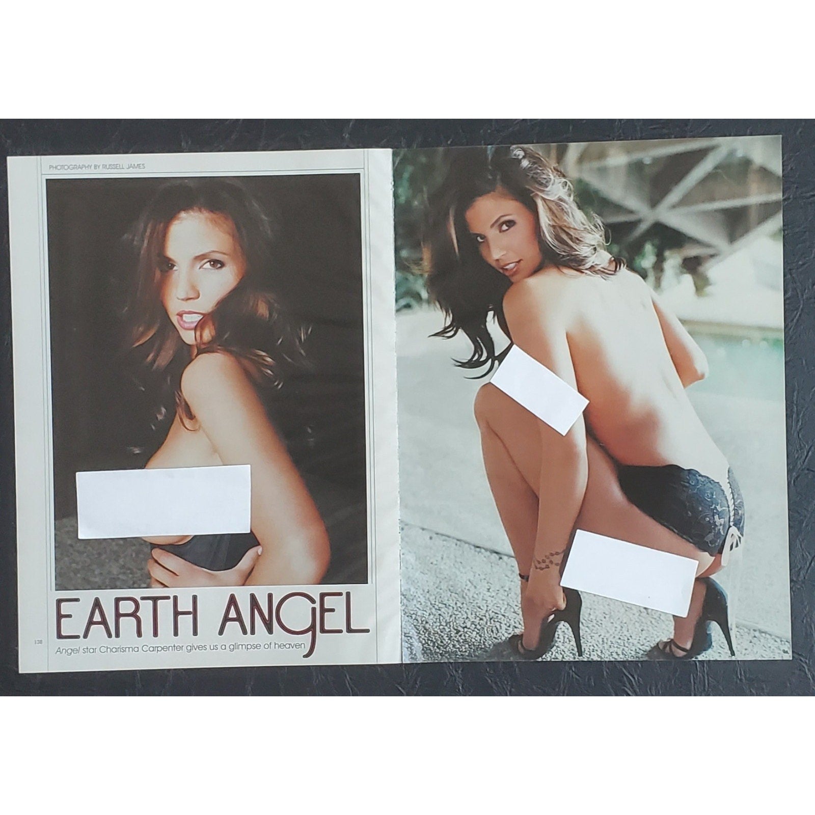Playboy PICTORIAL ONLY - Actress CHARISMA CARPENTER June, 2004 10 pages