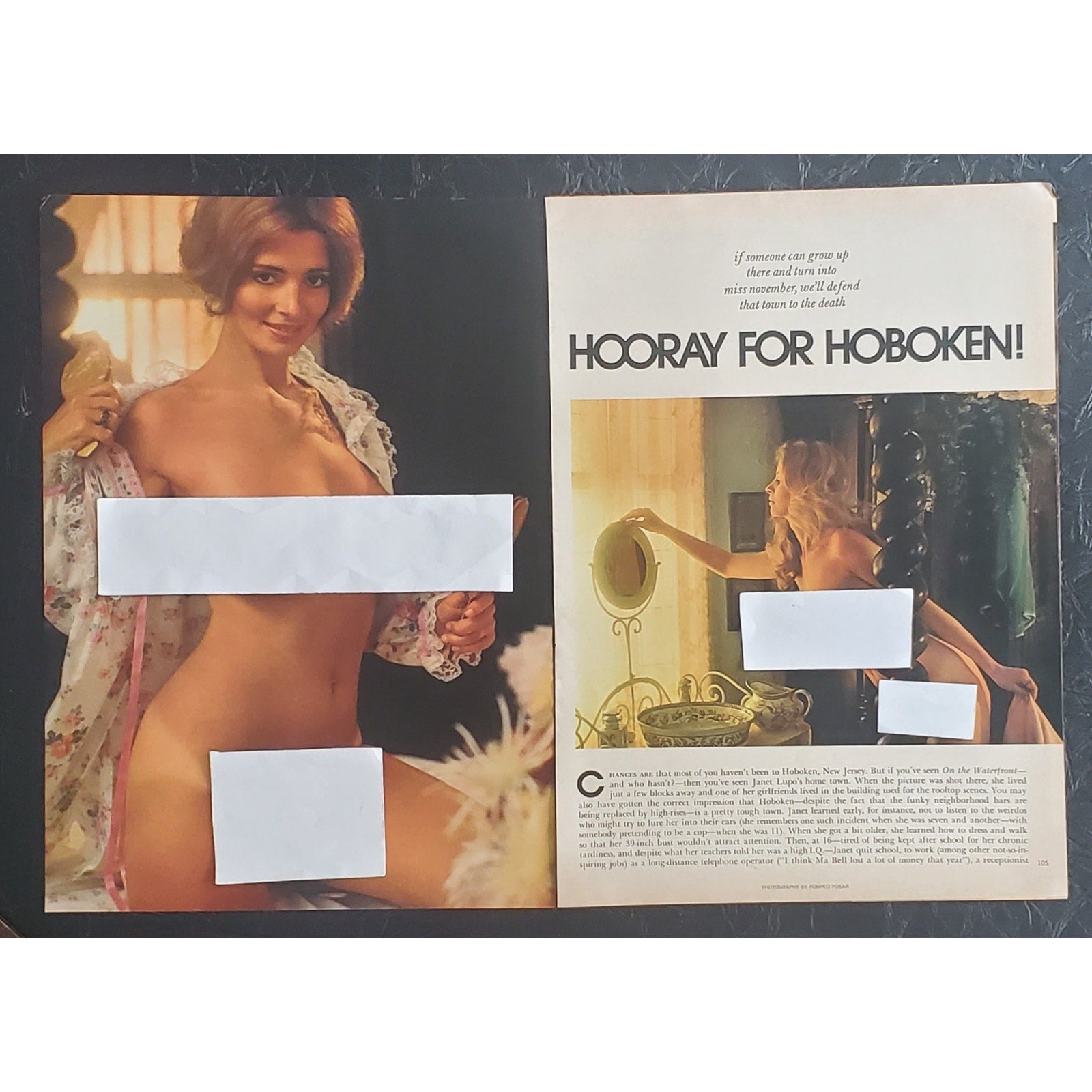 Playboy PICTORIAL ONLY - Playmate JANET LUPO   November, 1975   5 pages