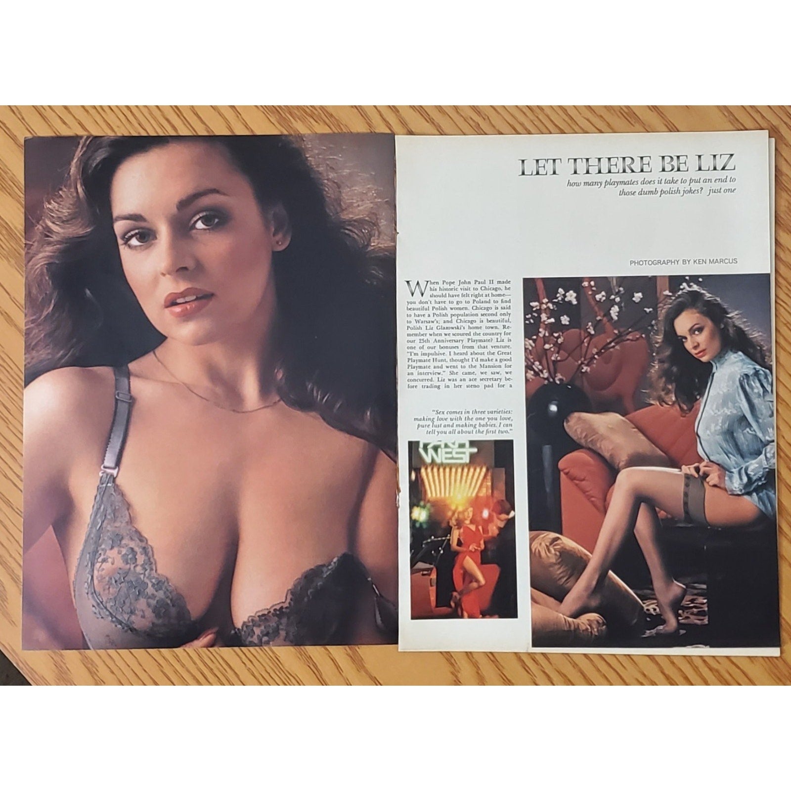 Playboy PICTORIAL ONLY - Playmate LIZ GLAZOWSKI April, 1980 7 pages