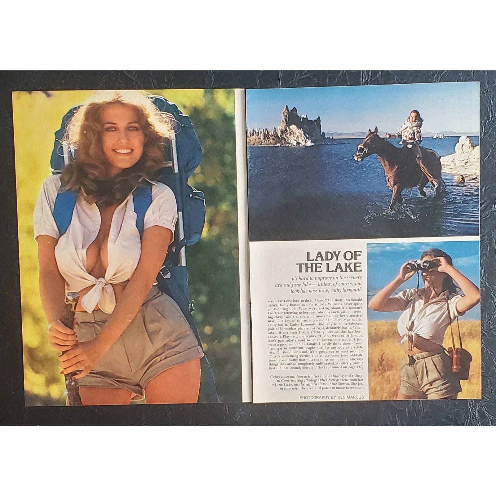 Playboy PICTORIAL ONLY - Playmate CATHY LARMOUTH   June, 1981