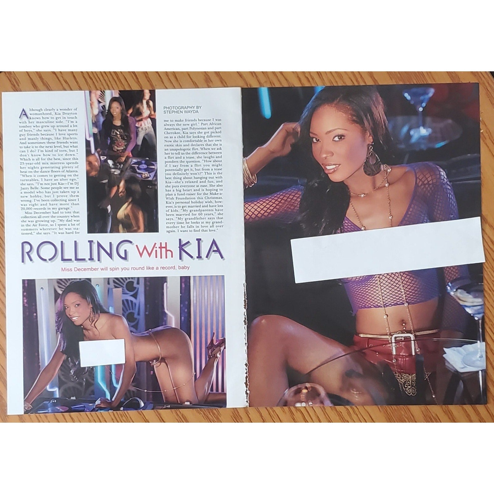 Playboy PICTORIAL ONLY - Playmate KIA DRAYTON December, 2006 7 pages