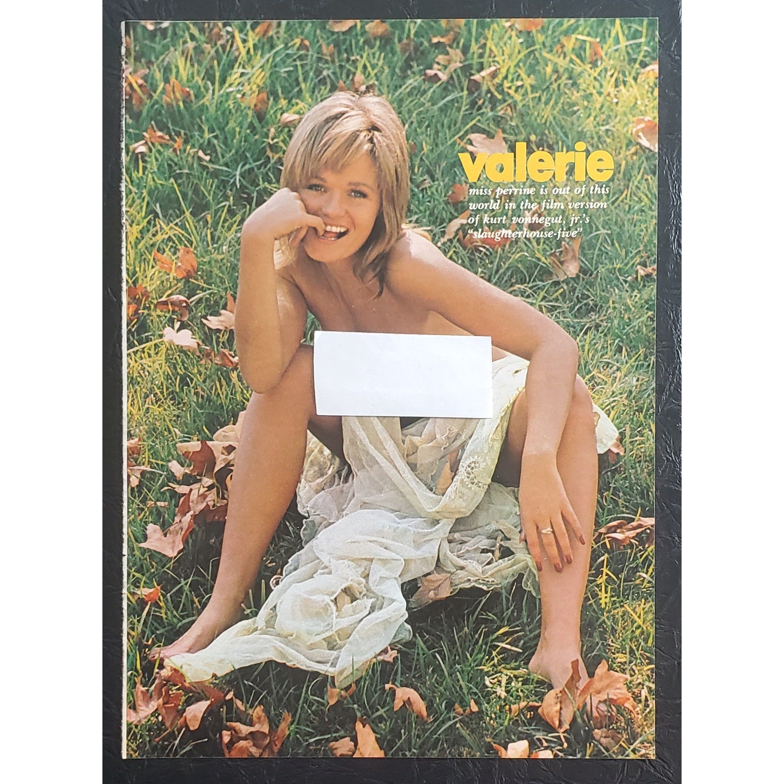 Playboy PICTORIAL ONLY - Actress VALERIE PERRINE    April, 1975    5 Pages