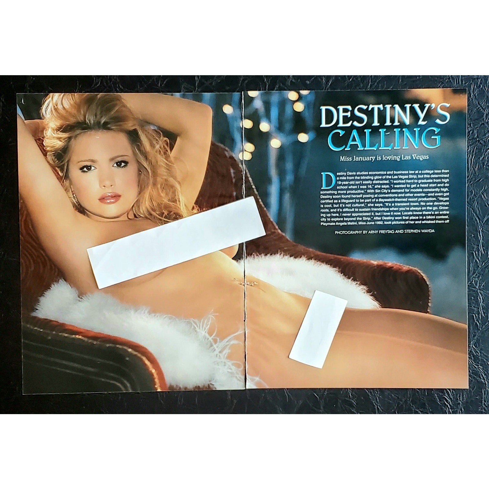 Playboy PICTORIAL ONLY - Playmate DESTINY DAVIS   January, 2005