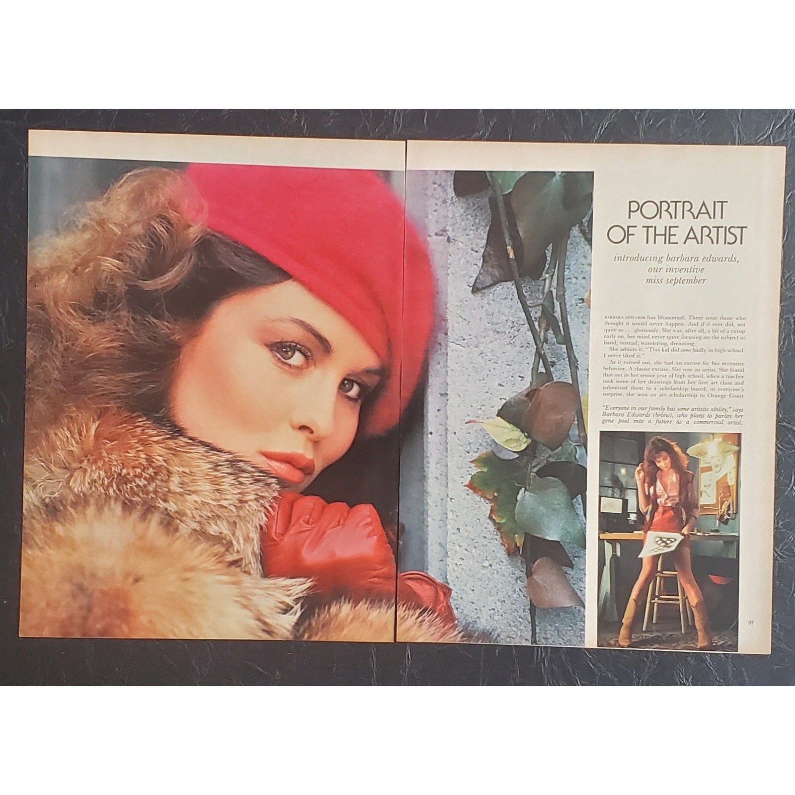 Playboy PICTORIAL ONLY - Playmate BARBARA EDWARDS   September, 1983