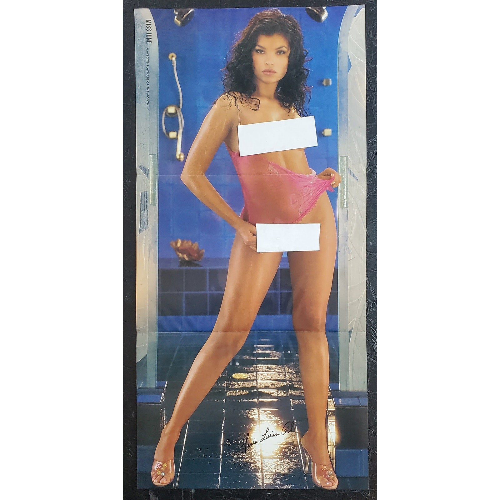 Playboy PinUp / CF - MARIA LUISA GIL    June, 1998