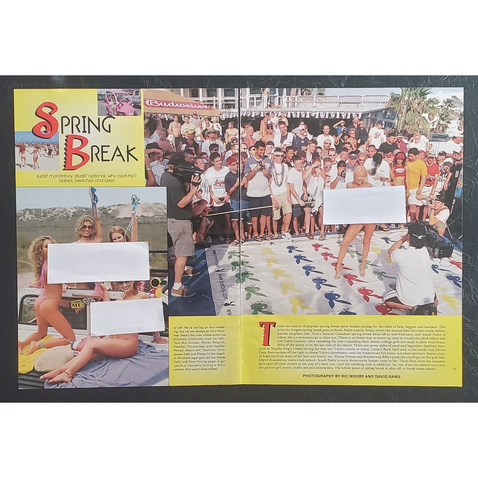 Playboy PICTORIAL ONLY - SPRING BREAK 2002   April, 2002   6 pages