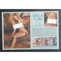 Playboy PICTORIAL ONLY - UFC's WILLA FORD March, 2006 6 Pages