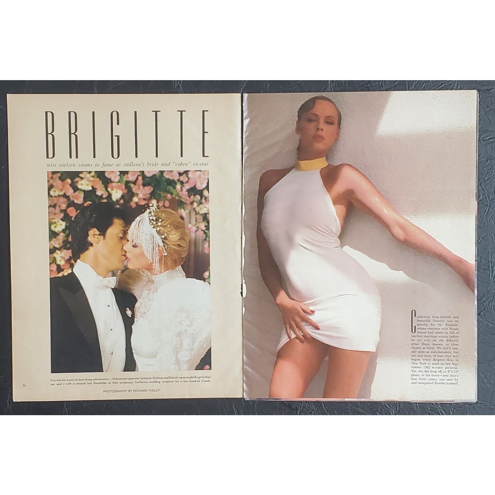 Playboy PICTORIAL ONLY - Actress BRIGITTE NIELSEN August, 1986 8 pages