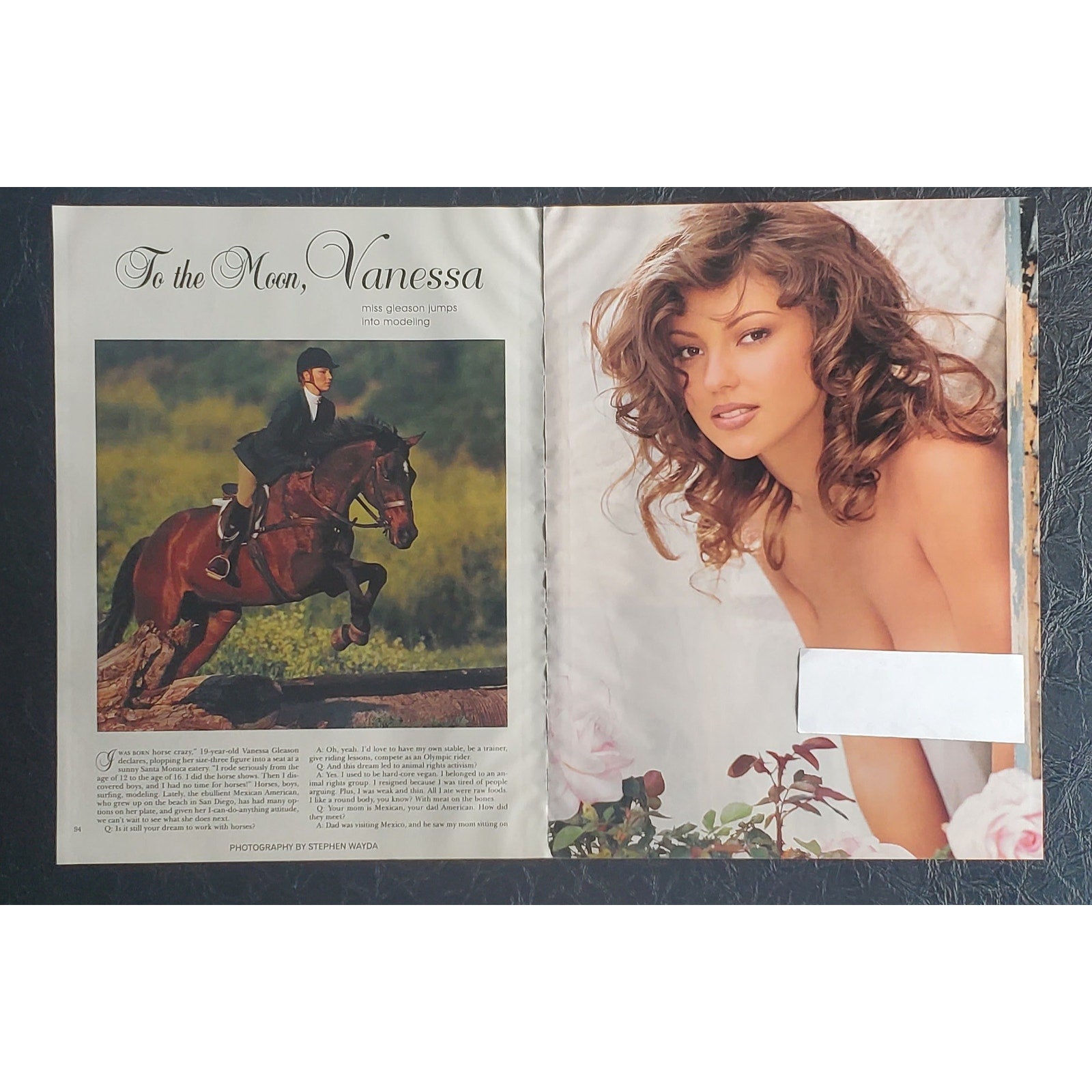 Playboy PICTORIAL ONLY - VANESSA GLEASON   September, 1998   7 pages
