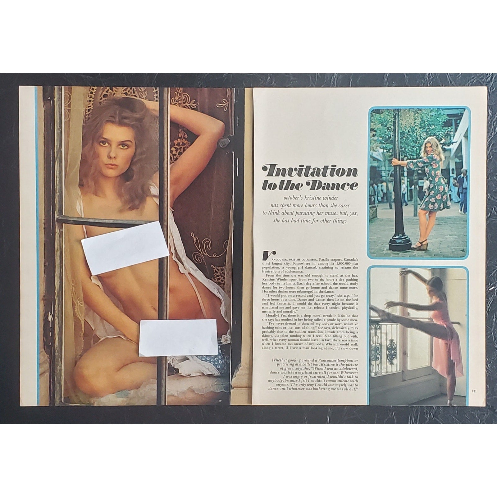 Playboy PICTORIAL ONLY - Playmate KRISTINE WINDER   October, 1977   7 pages