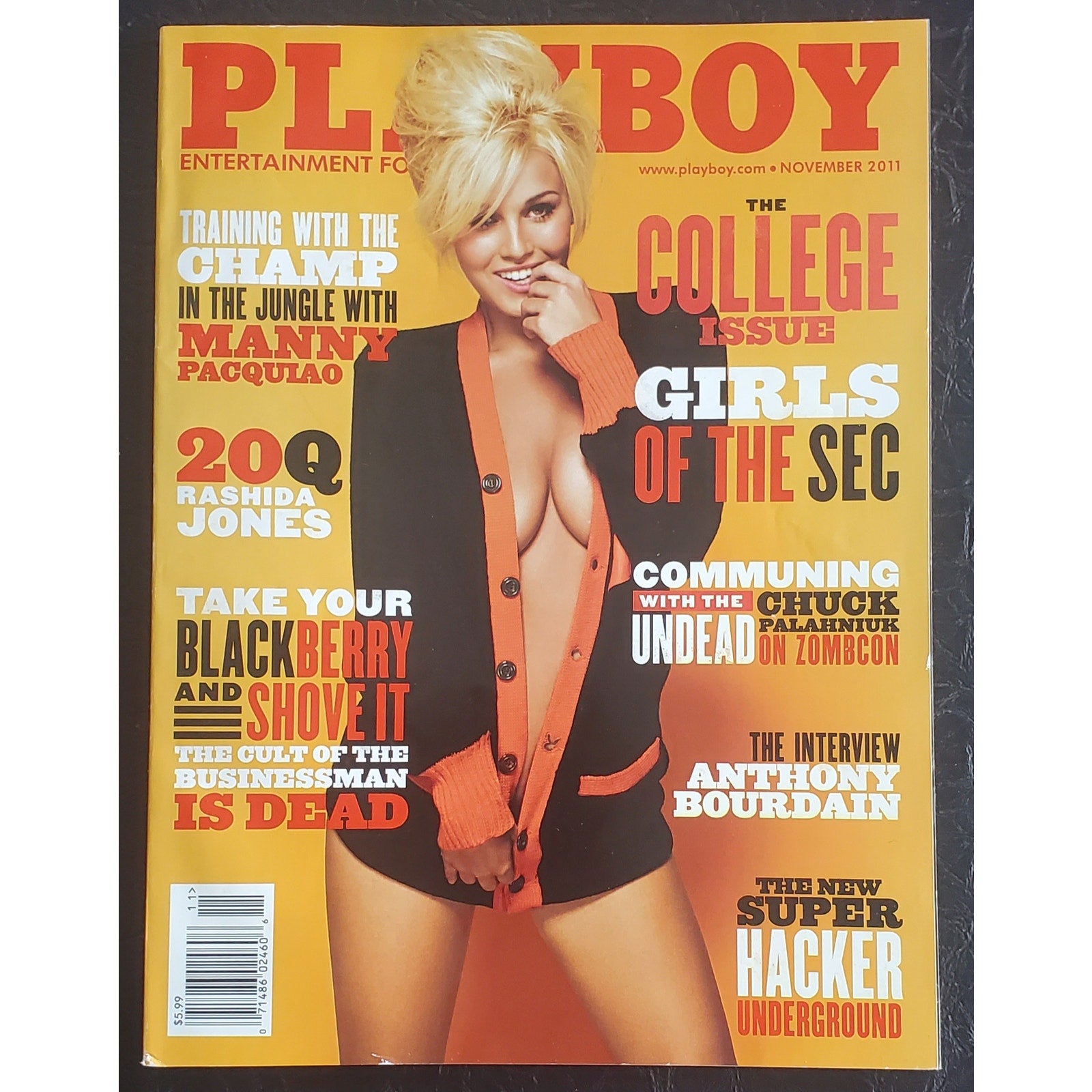 PLAYBOY - November, 2011     GIRLS OF THE SEC (Playmate CIARA PRICE)