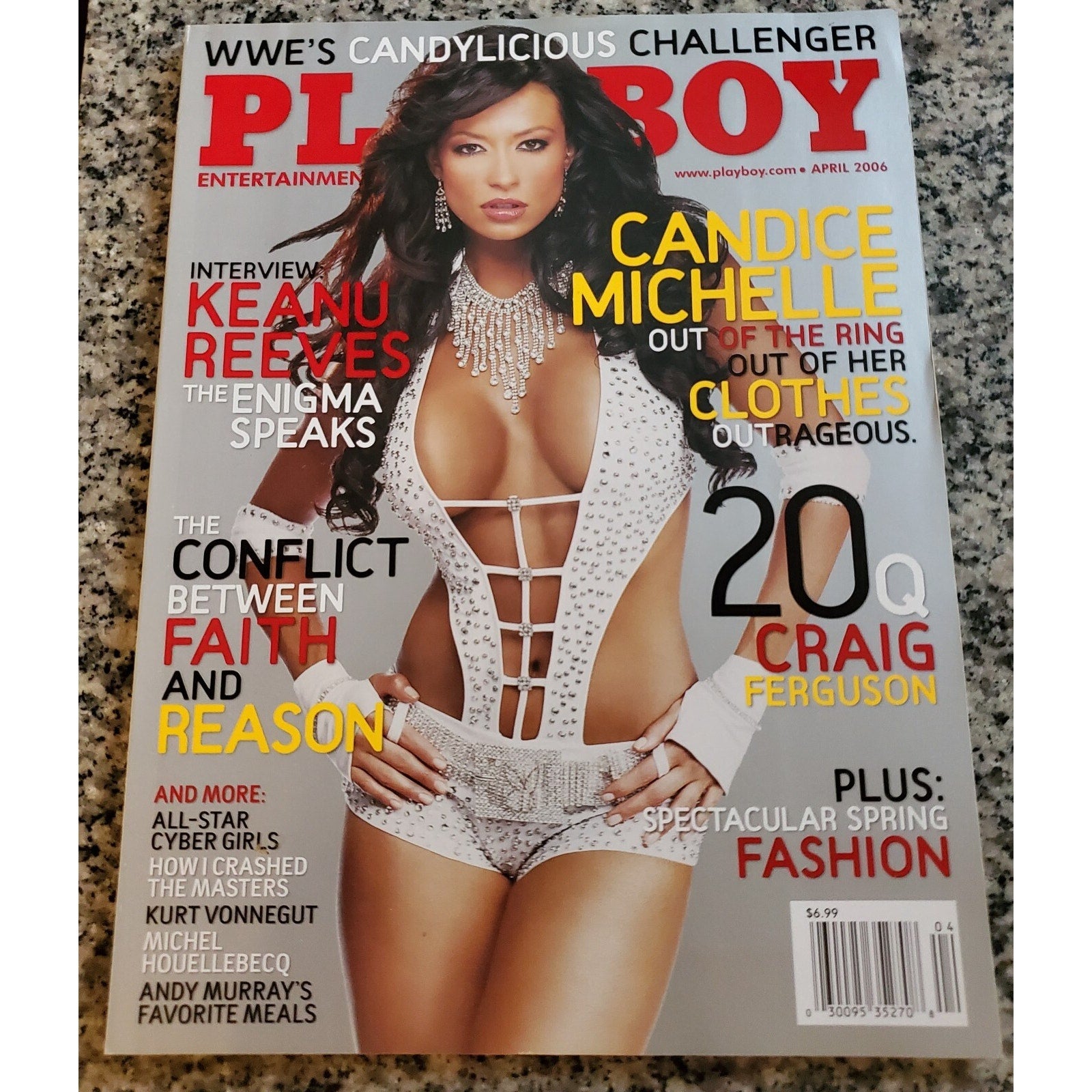 Playboy - April , 2006 WWE Diva CANDICE MICHELLE (Playmate HOLLEY DORROUGH)
