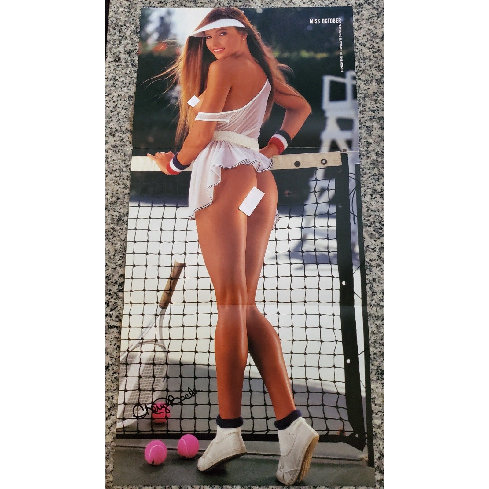 Playboy PIN UP / CF - Playmate CHERYL BACHMAN October, 1991
