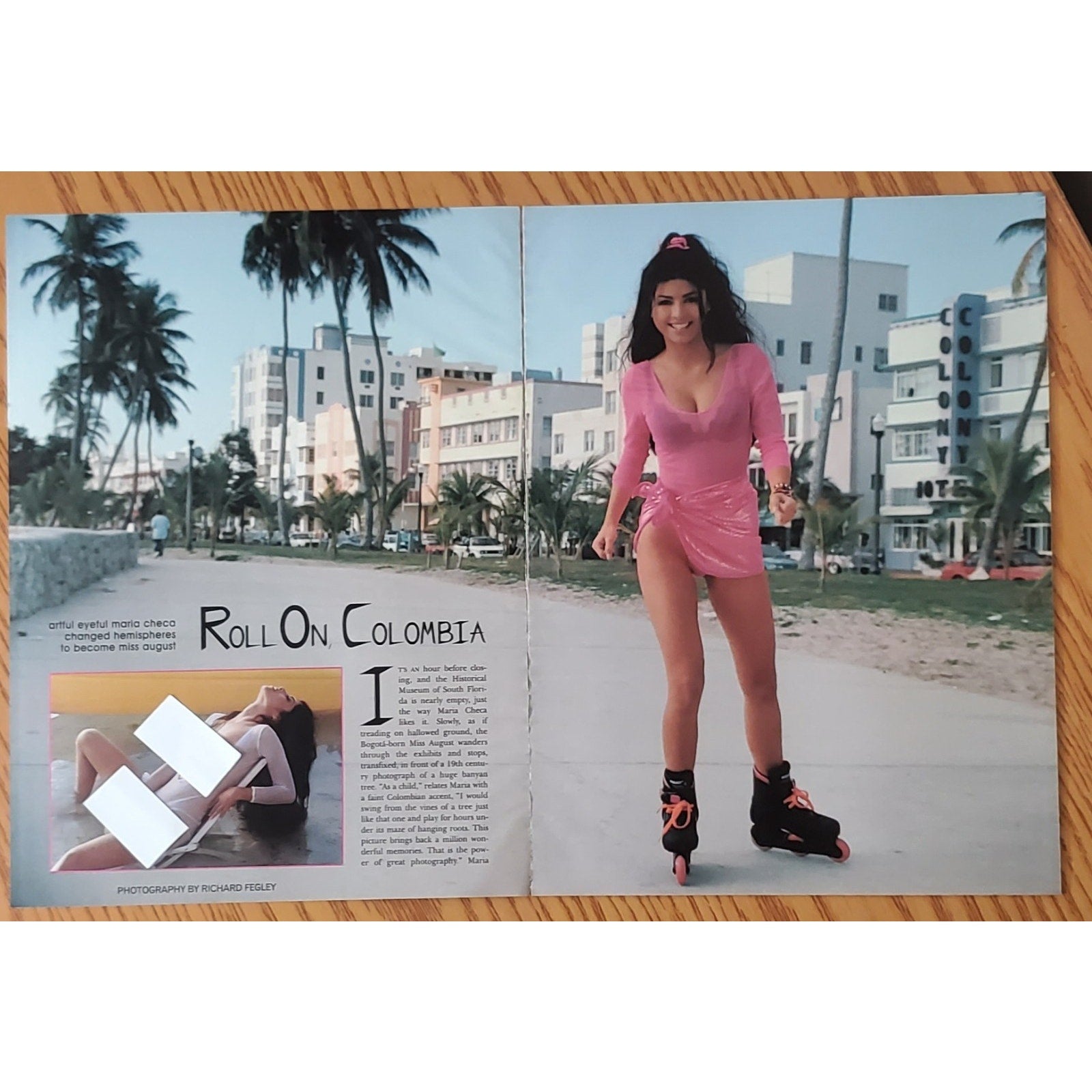 Playboy PICTORIAL ONLY - Playmate MARIA CHECA August, 1994 7 pages