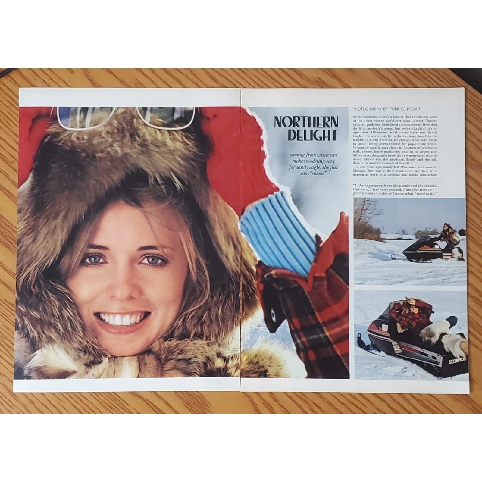 Playboy PICTORIAL ONLY - Playmate SANDY CAGLE February, 1980 7 pages