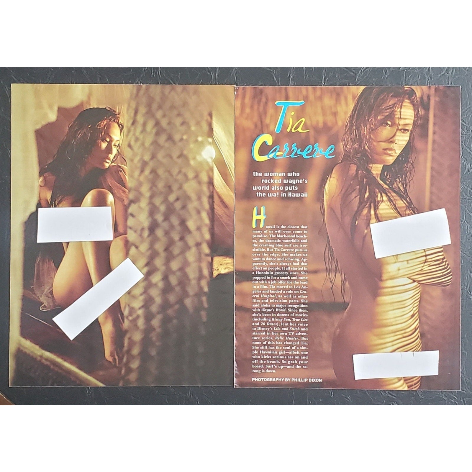 Playboy PICTORIAL ONLY - Actress TIA CARRERA January, 2003 10 Pages