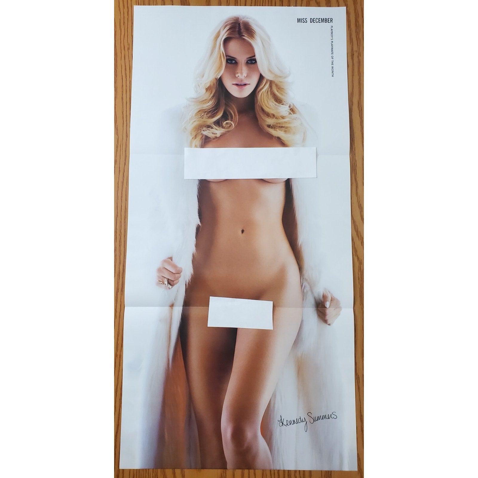 Playboy PIN UP / CF - Playmate KENNEDY SUMMERS (2014 PMOY) December, 2013
