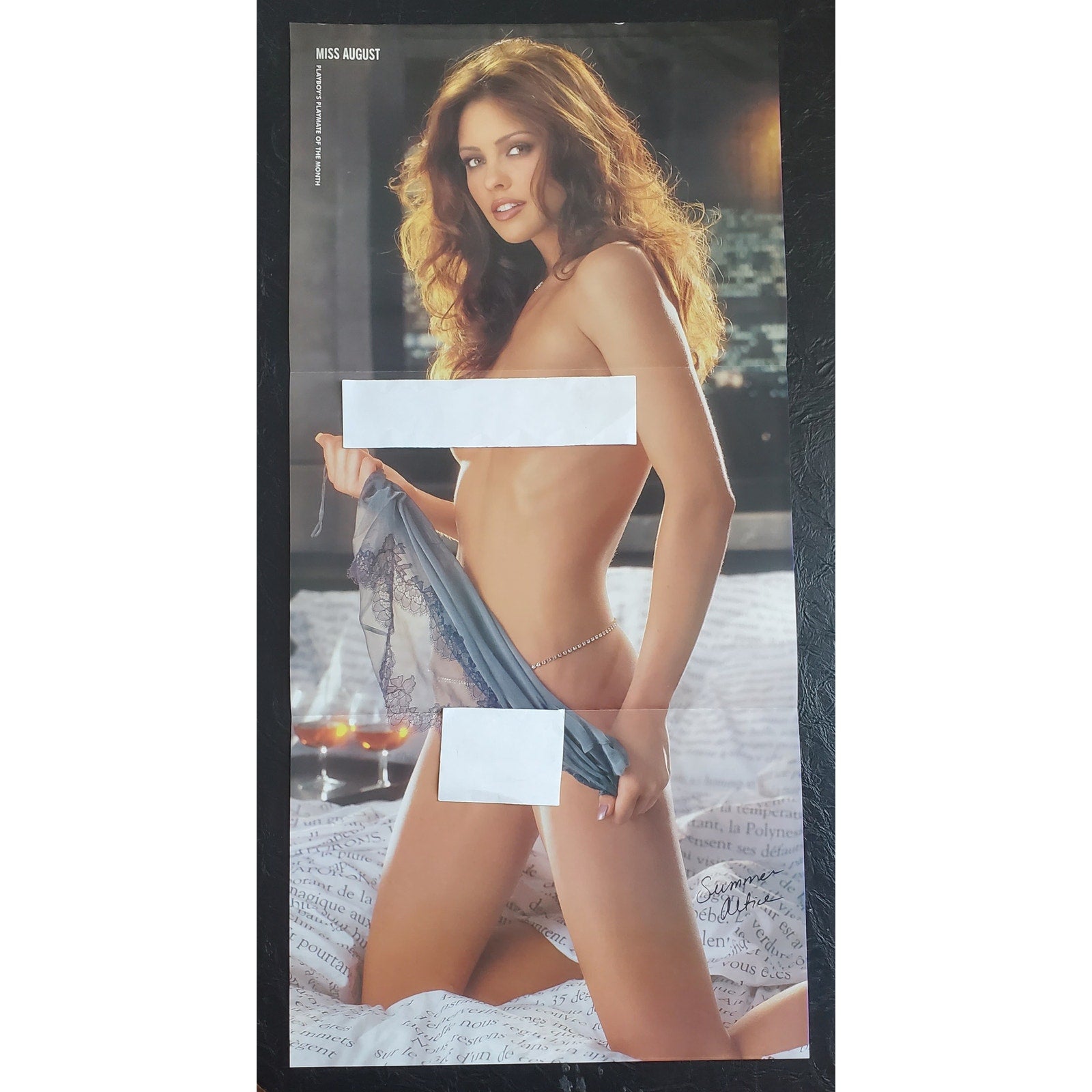 Playboy PinUp / CF - SUMMER ALTICE    August, 2000