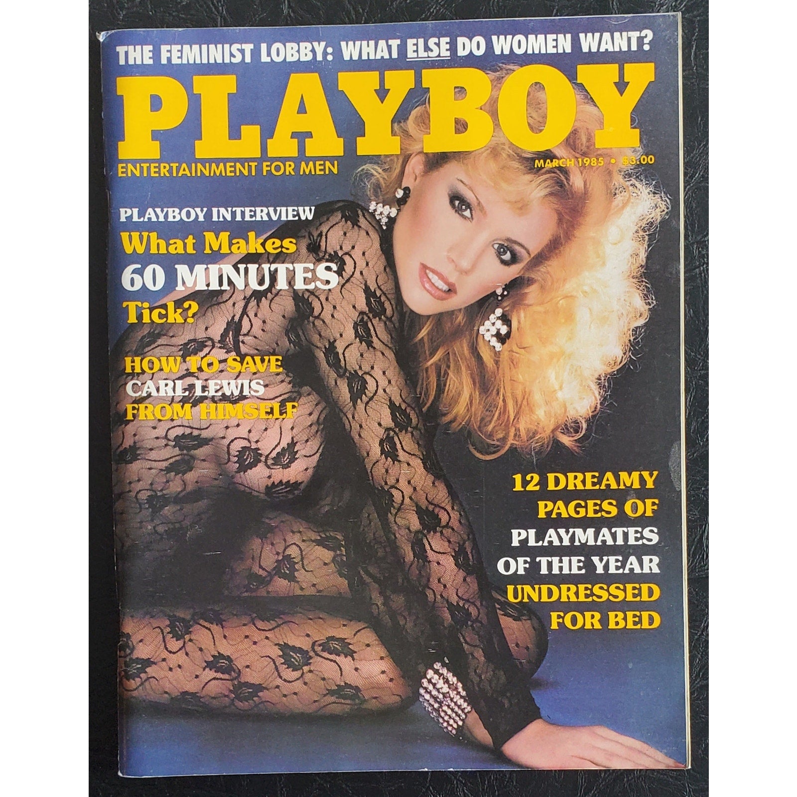 PLAYBOY - March, 1985   PMOYs in LINGERIE  (Playmate DONNA SMITH)