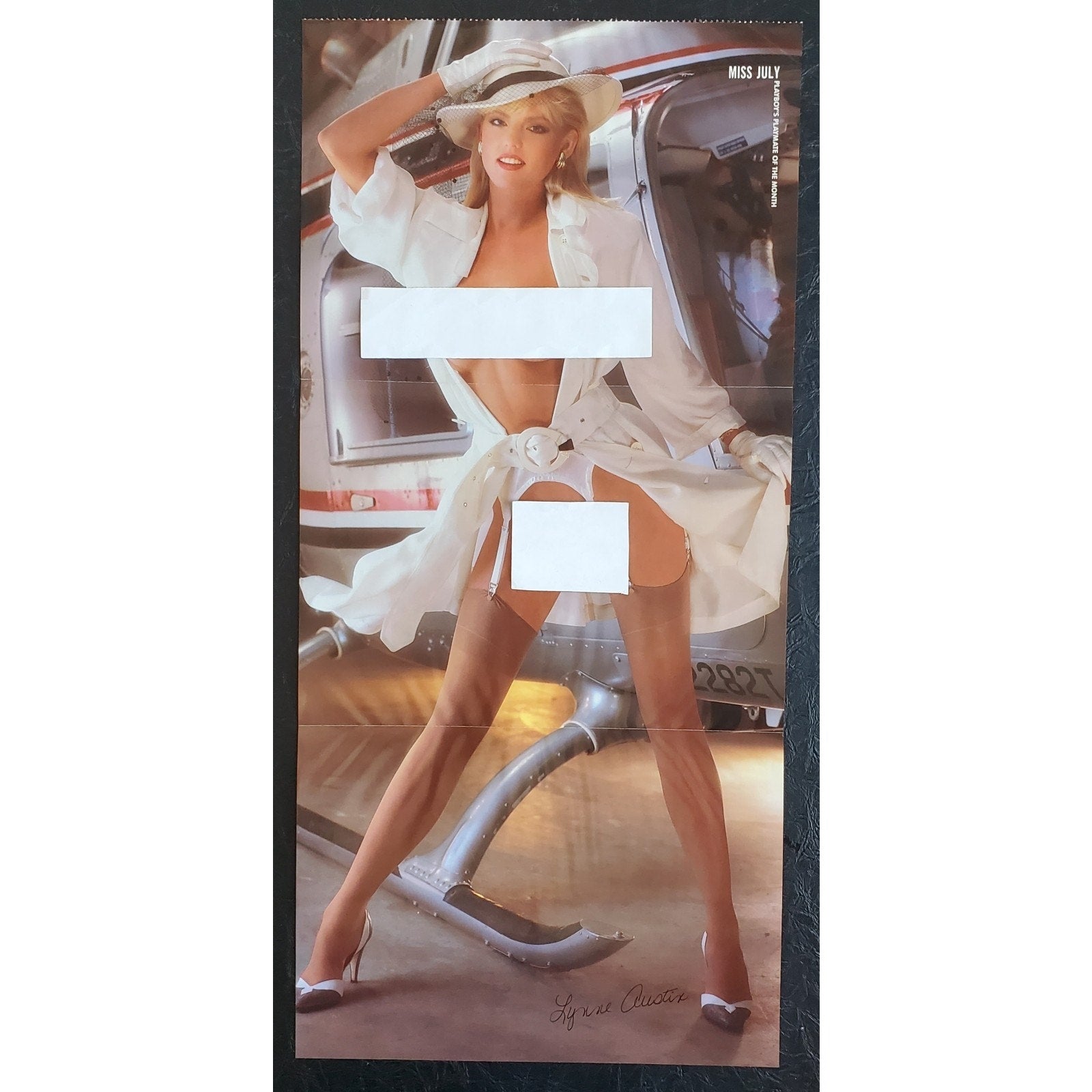 Playboy Pinup / CF - Playmate LYNNE AUSTIN July, 1986