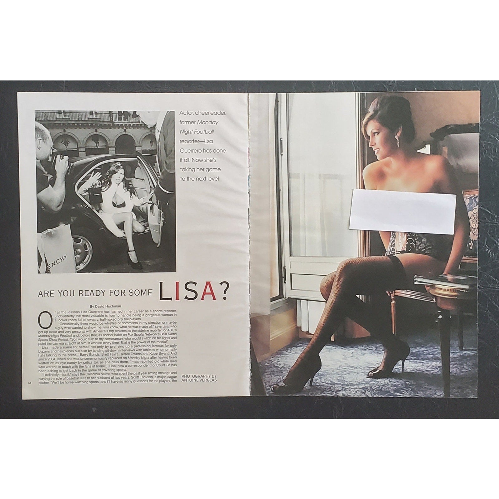 Playboy PICTORIAL ONLY - Sports Reporter LISA GUERRERO   January, 2006   8 pages