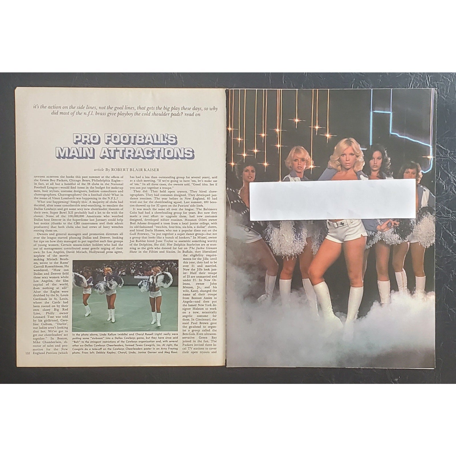Playboy PICTORIAL ONLY - NFL CHEERLEADERS    March, 1979    12 Pages
