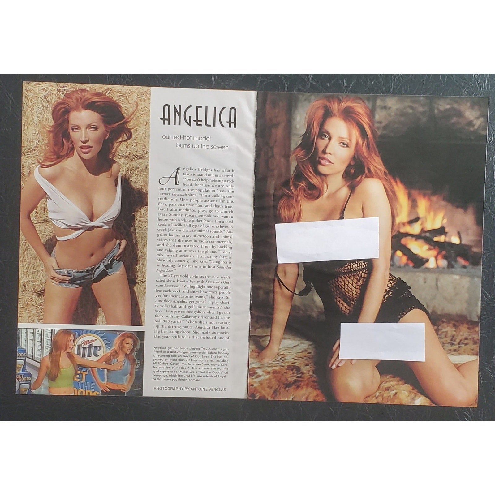 Playboy PICTORIAL ONLY - ANGELICA BRIDGES   November, 2001   10 pages