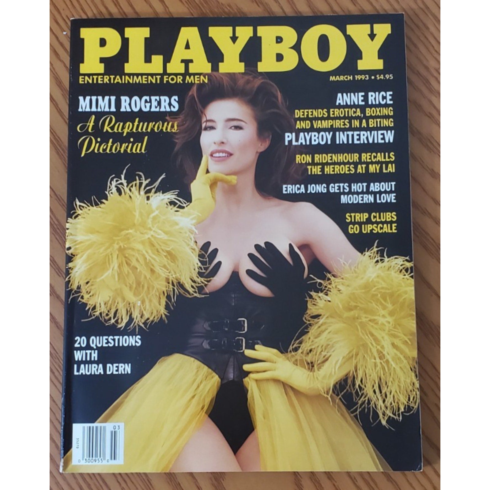Playboy - March, 1993 Actress MIMI ROGERS (Playmate KIMBERLY DONLEY)