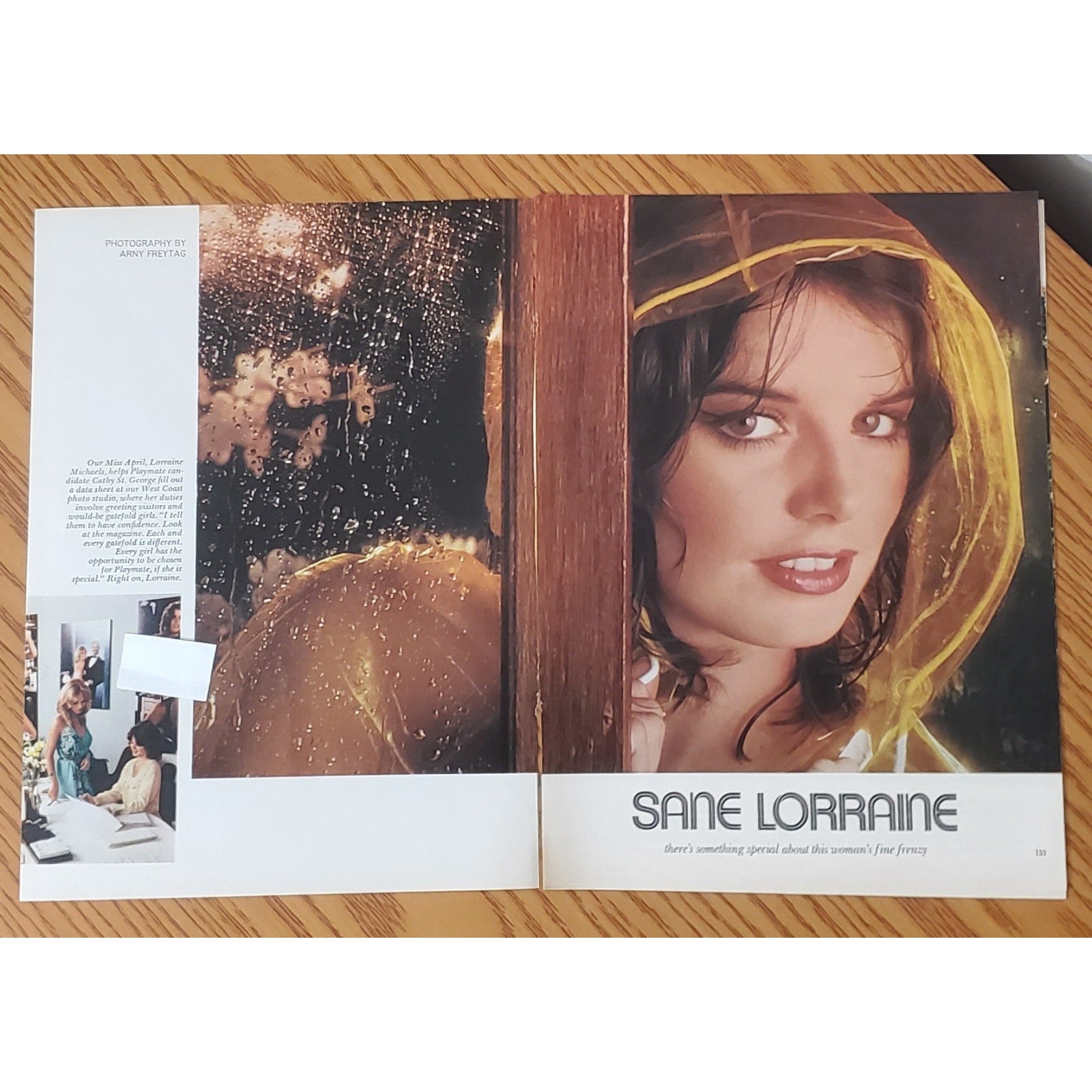 Playboy PICTORIAL ONLY - Playmate LORRAINE MICHAELS April, 1981 7 pages