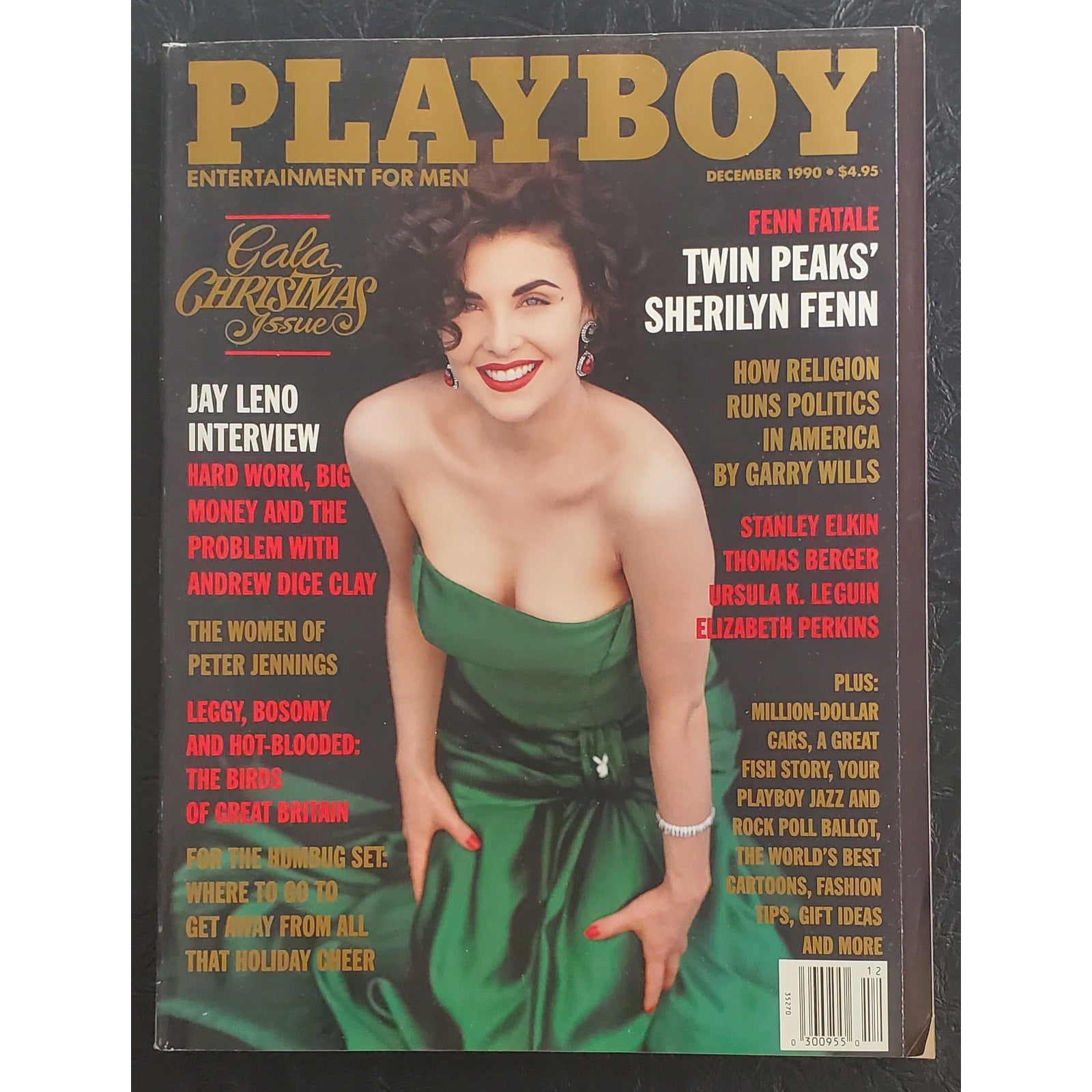 PLAYBOY - December, 1990   Actress SHERILYN FENN (Playmate MORGAN FOX)