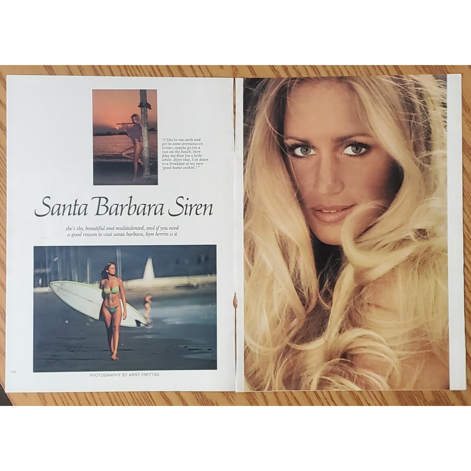 Playboy PICTORIAL ONLY - Playmate KYMBERLY HERRIN March, 1981 7 pages