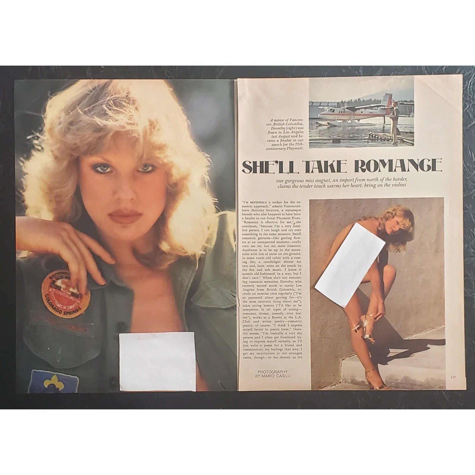 Playboy PICTORIAL ONLY - Playmate DOROTHY STRATTEN    August, 1979   7 Pages