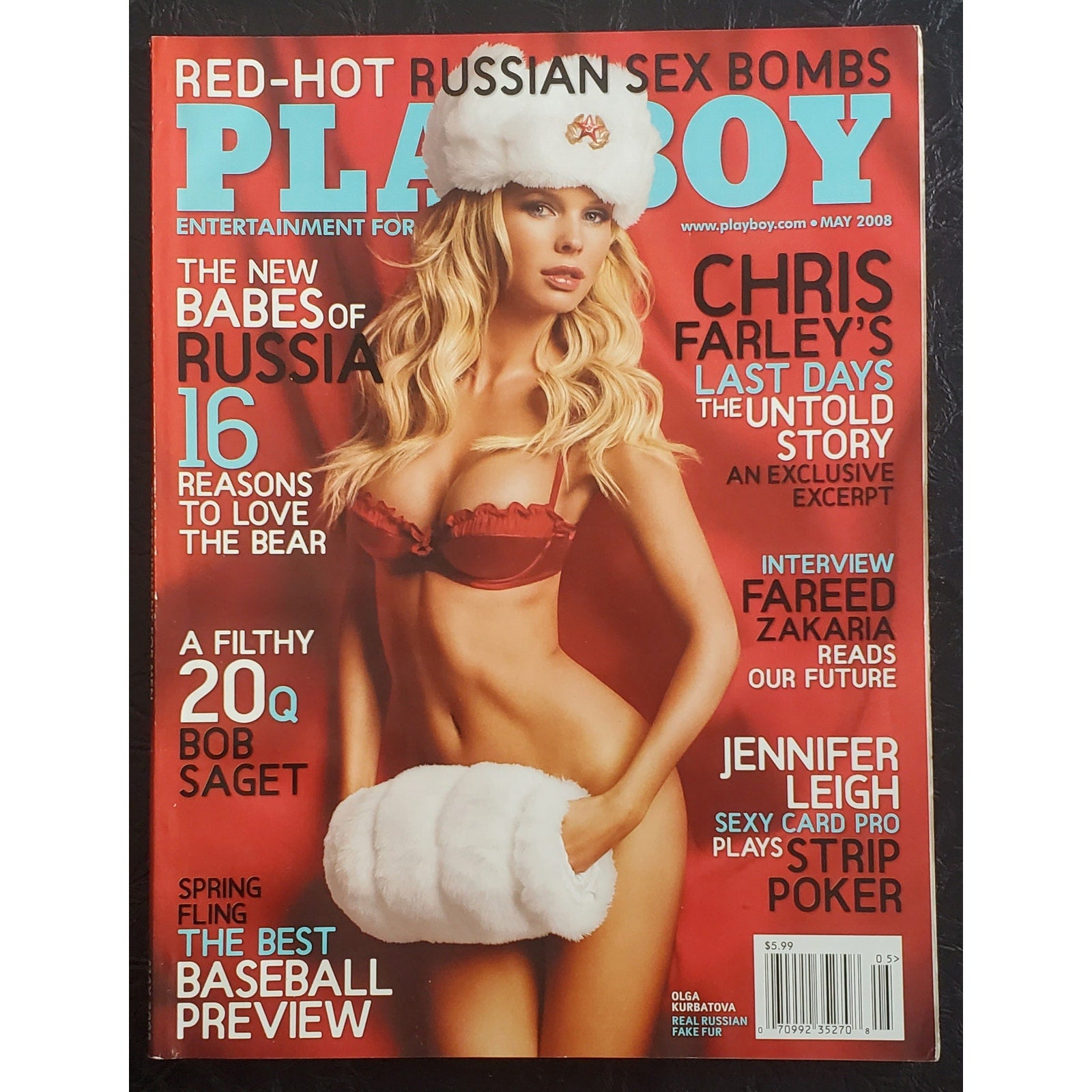 PLAYBOY - May, 2008   NEW BABES OF RUSSIA (Playmate AJ ALEXANDER)