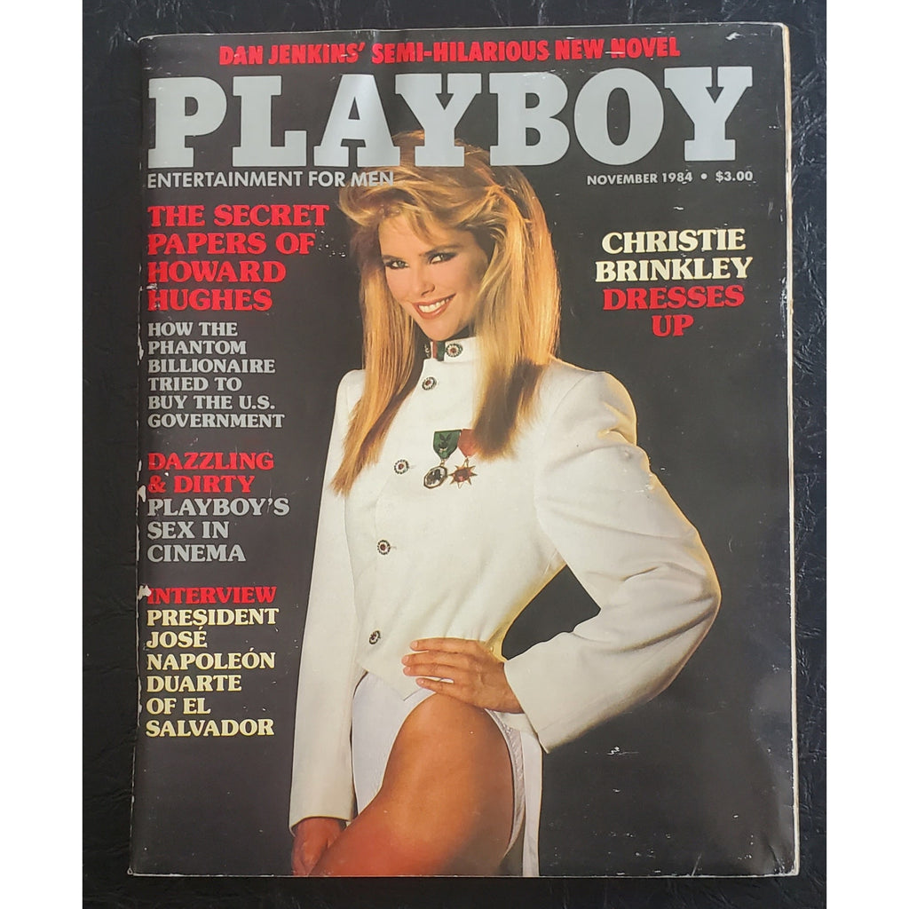 Playboy - Nov, 1984 CHRISTIE BRINKLEY Cover (Playmate ROBERTA VASQUEZ)