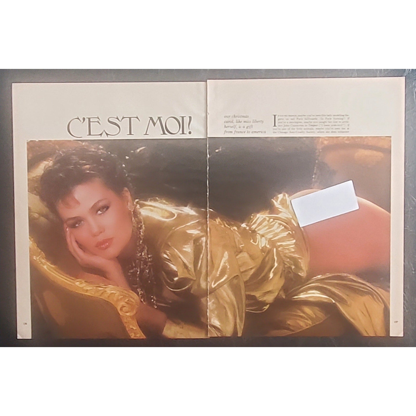 Playboy PICTORIAL ONLY - Playmate CAROL FICATIER   December, 1985   9 Pages