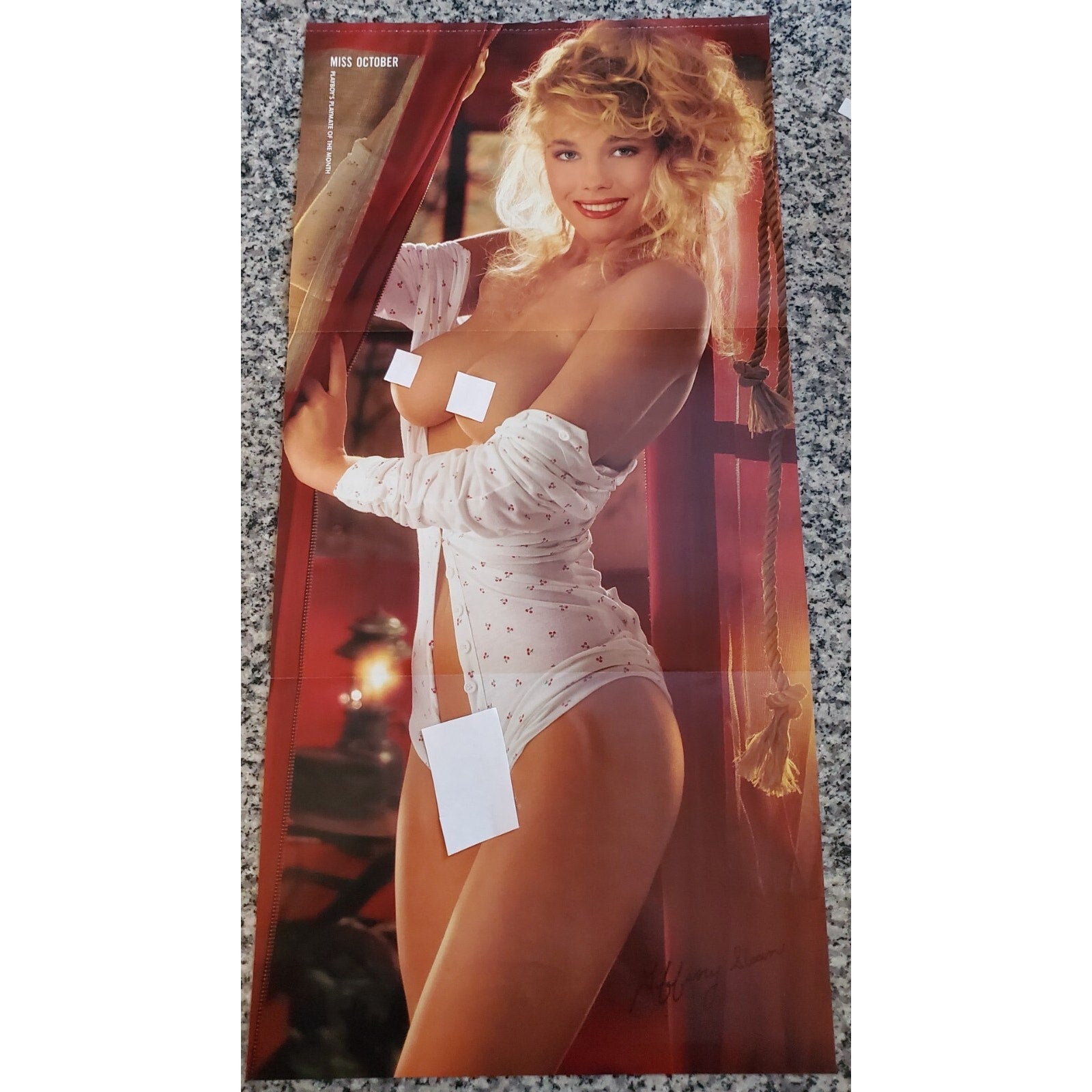 Playboy PIN UP / CF - Playmate TIFFANY SLOAN October, 1992