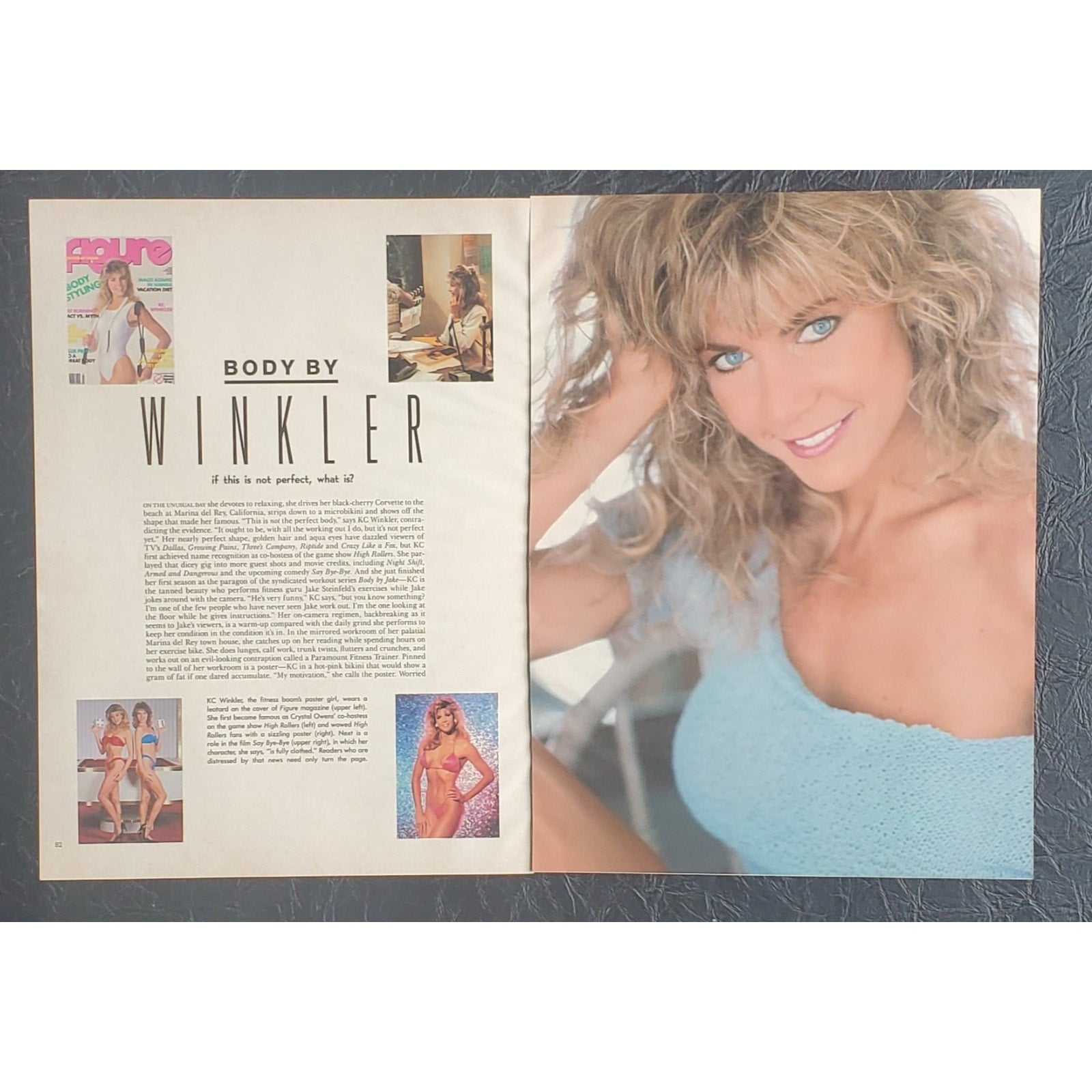 Playboy PICTORIAL ONLY - Actress KC WINKLER September, 1989 6 pages