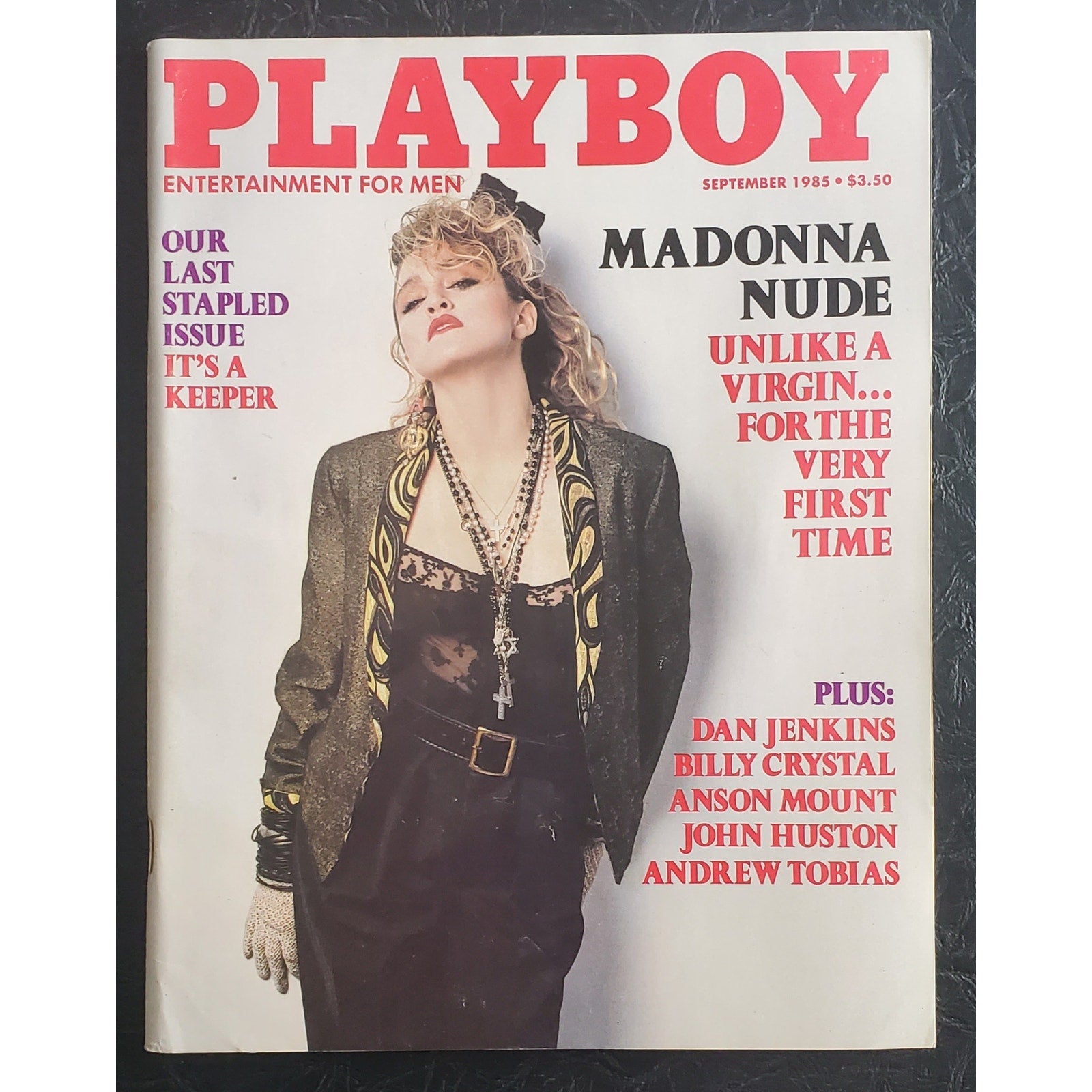 PLAYBOY - September, 1985    MADONNA / LAST STAPLED ISSUE (Playmate VENICE KONG)