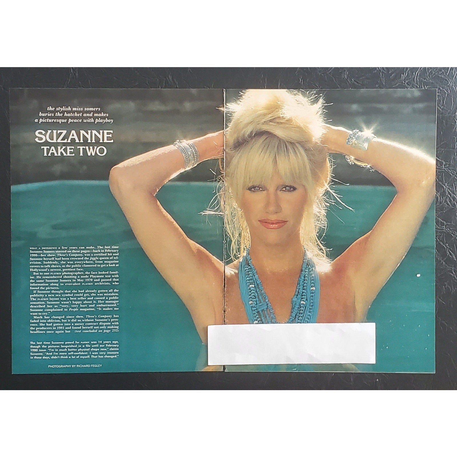 Playboy PICTORIAL ONLY - SUZANNE SOMERS Encore    December, 1984    10 Pages