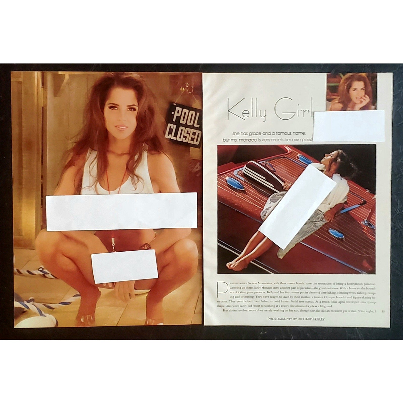 Playboy PICTORIAL ONLY - Playmate KELLY MONACO    April, 1997