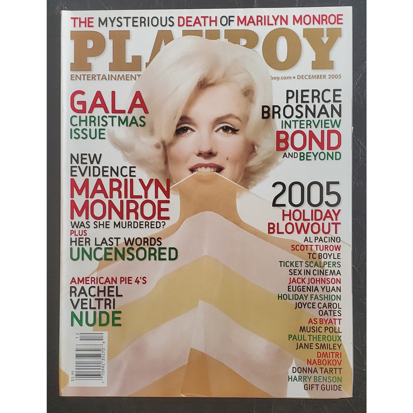 Playboy - December, 2005 MARILYN MONROE Cover (Playmate CHRISTINE SMITH)
