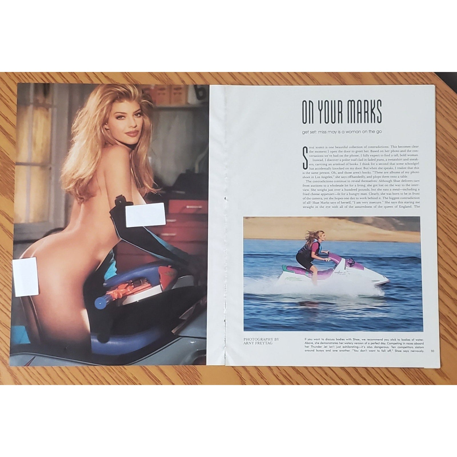 Playboy PICTORIAL ONLY - Playmate SHAE MARKS May, 1994 7 pages