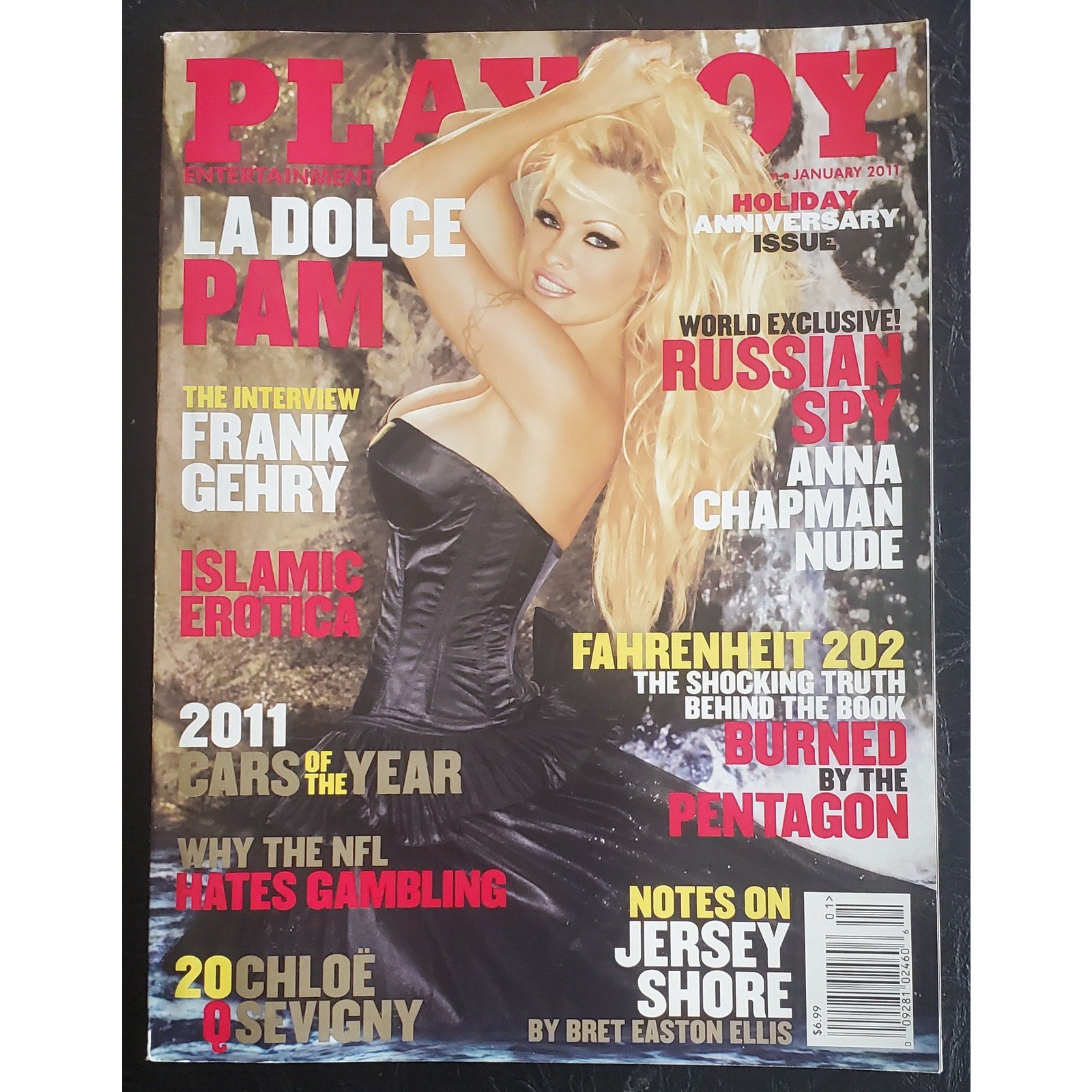 PLAYBOY - January, 2011    PAMELA ANDERSON (Playmate ANNA SOPHIA BERGLUND)