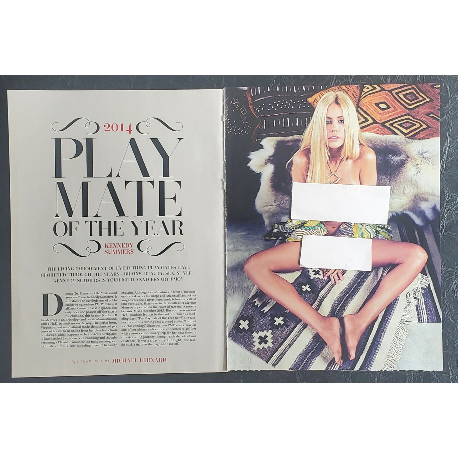Playboy PICTORIAL ONLY - PMOY KENNEDY SUMMERS   June, 2014   12 pages