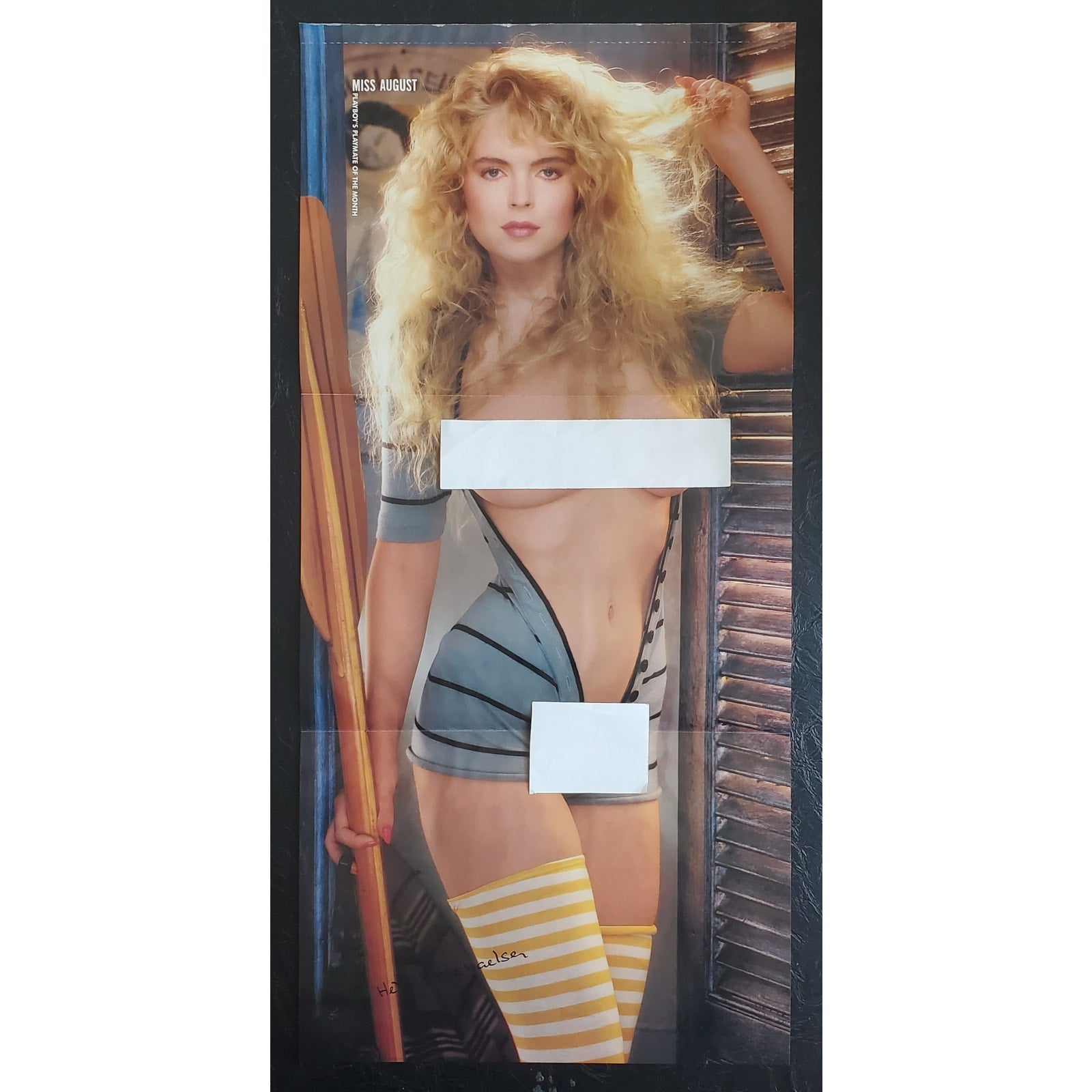 Playboy PinUp / CF - HELLE MICHAELSEN     August, 1988